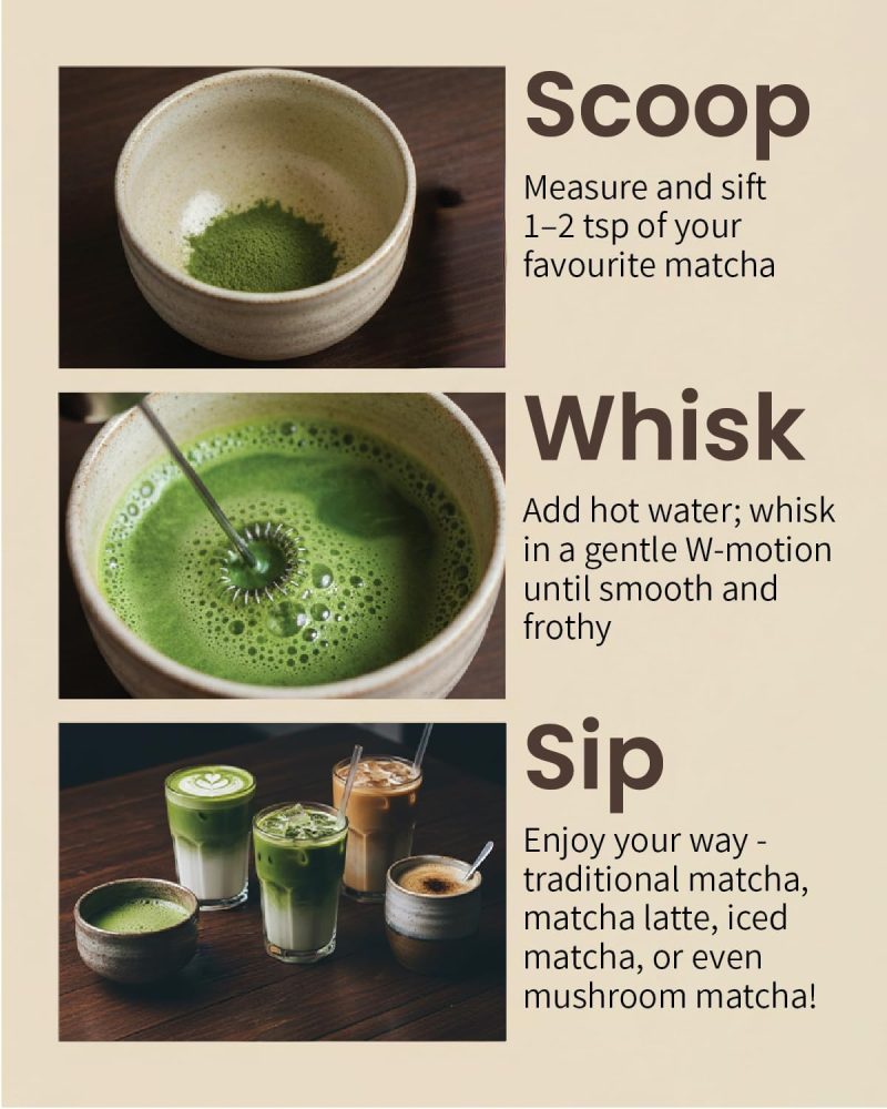 Elementi Matcha Whisk & Frother Set - Powerful Electric Matcha Mixer For Powder - Image 4