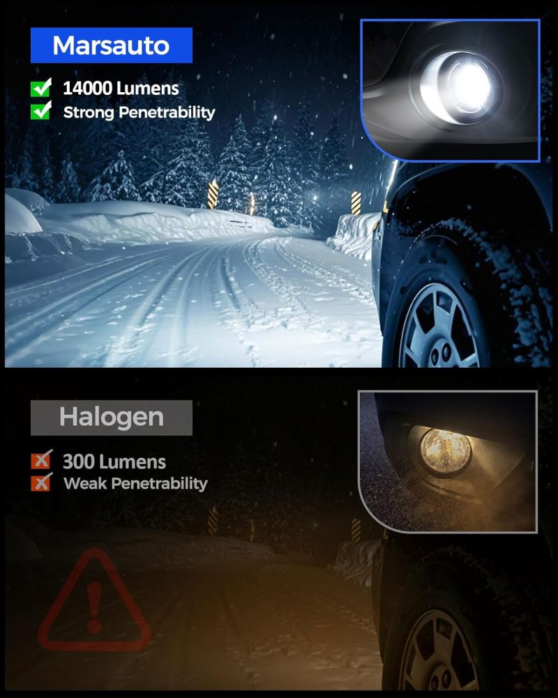 Marsauto H11/H16/H8 Led Fog Light Bulb - Image 2