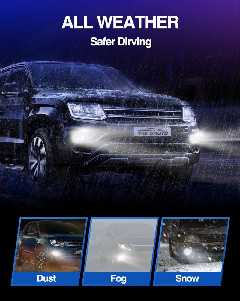 Marsauto H11 H8 H16 Led Fog Light Bulbs - Image 4