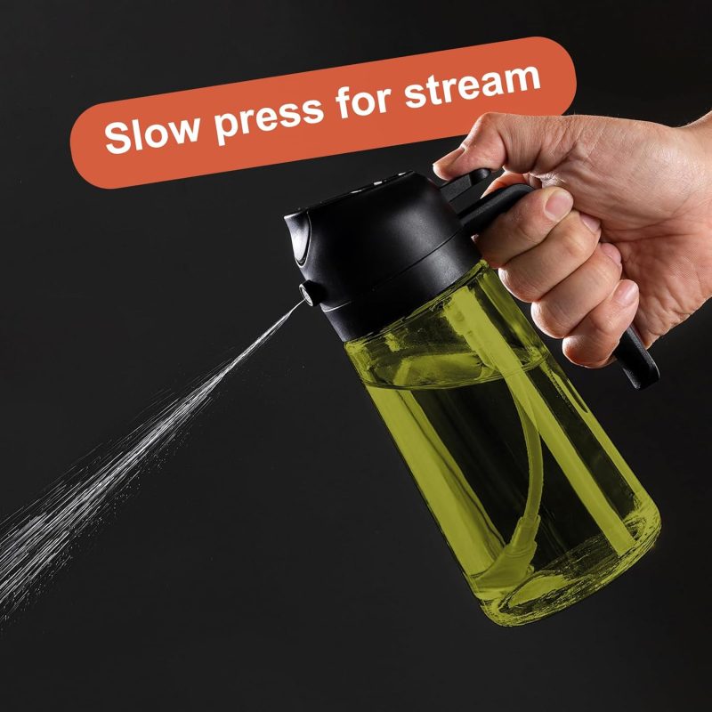 Cxinyi - 16Oz/470Ml Olive Oil Dispenser For Kitchen With Stickers - 2 In 1 Olive Oil Sprayer For Cooking - Image 5