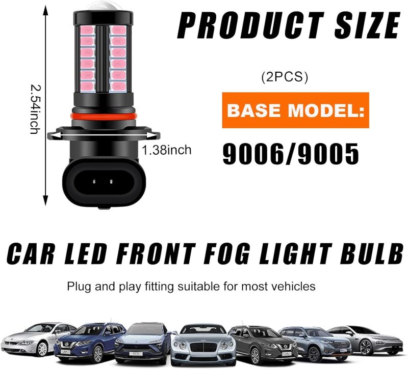 2 Pcs Led Fog Light Bulbs - Image 2