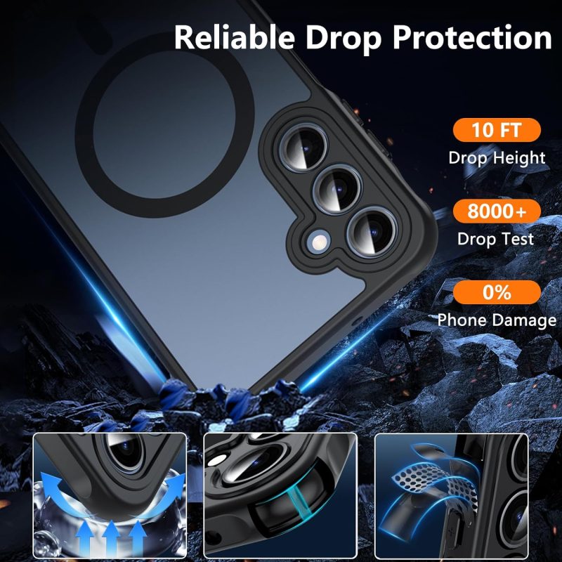 OWKEY Hybrid Protective Case for Galaxy A15 5G - Image 5