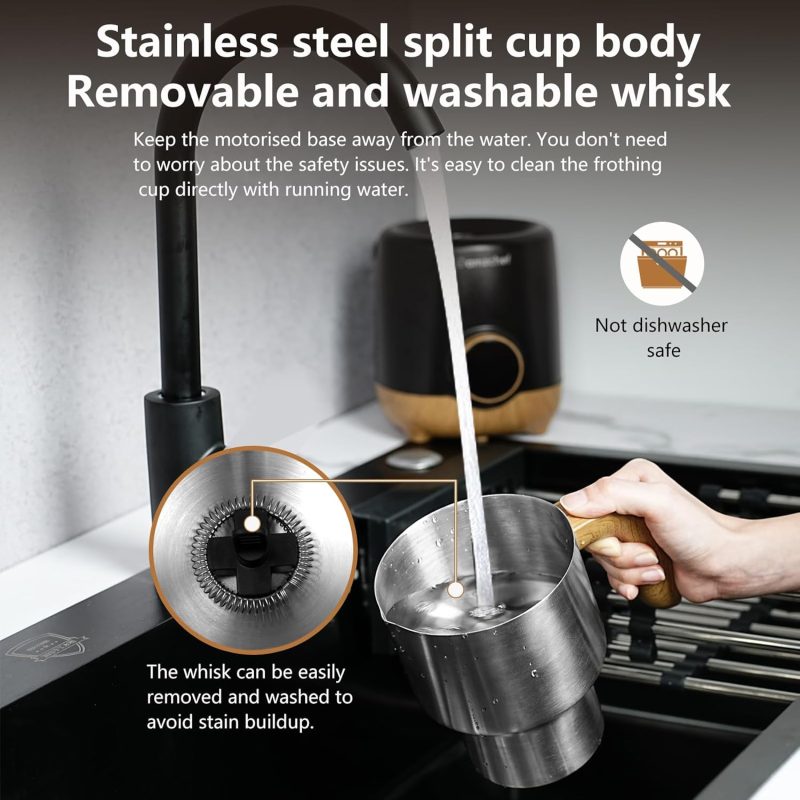 Amzchef 8-In-1 Milk Frother And Steamer 550 Watts - Image 6