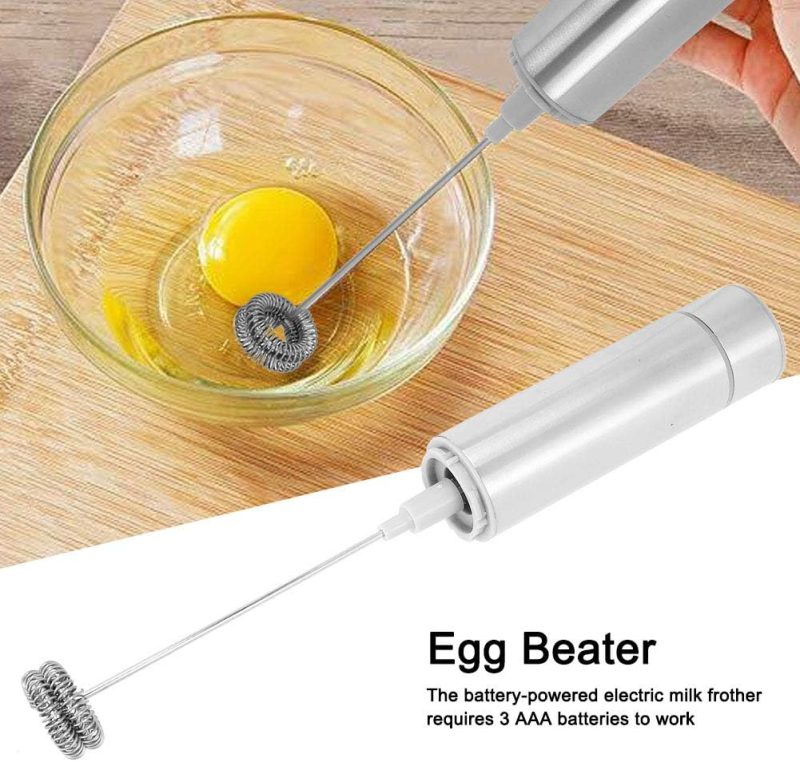 Stainless Steel Electric Milk Frother - Image 3