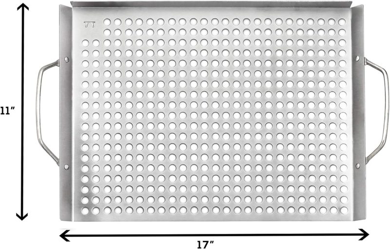 Outset 76632 Stainless Steel Grill Topper Grid - Image 5