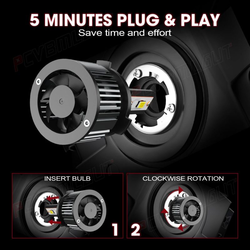 Compatible For Toyota Prius High Low Beam And Fog Lights 2010 2011 2012 2013 2014 2015 - Image 3