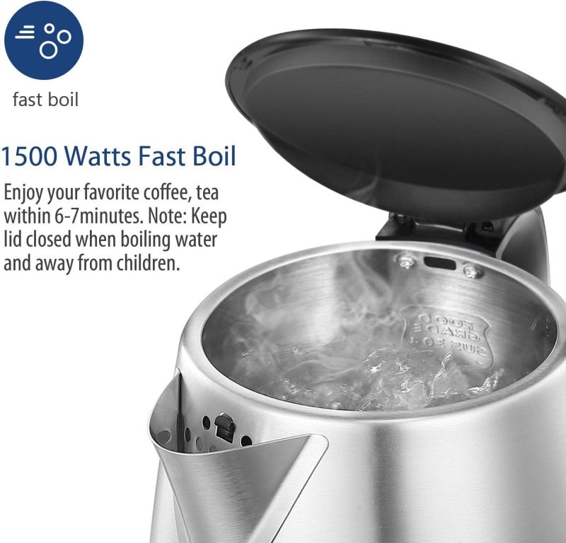 Comfee' 1.7L Stainless Steel Electric Tea Kettle - Image 3