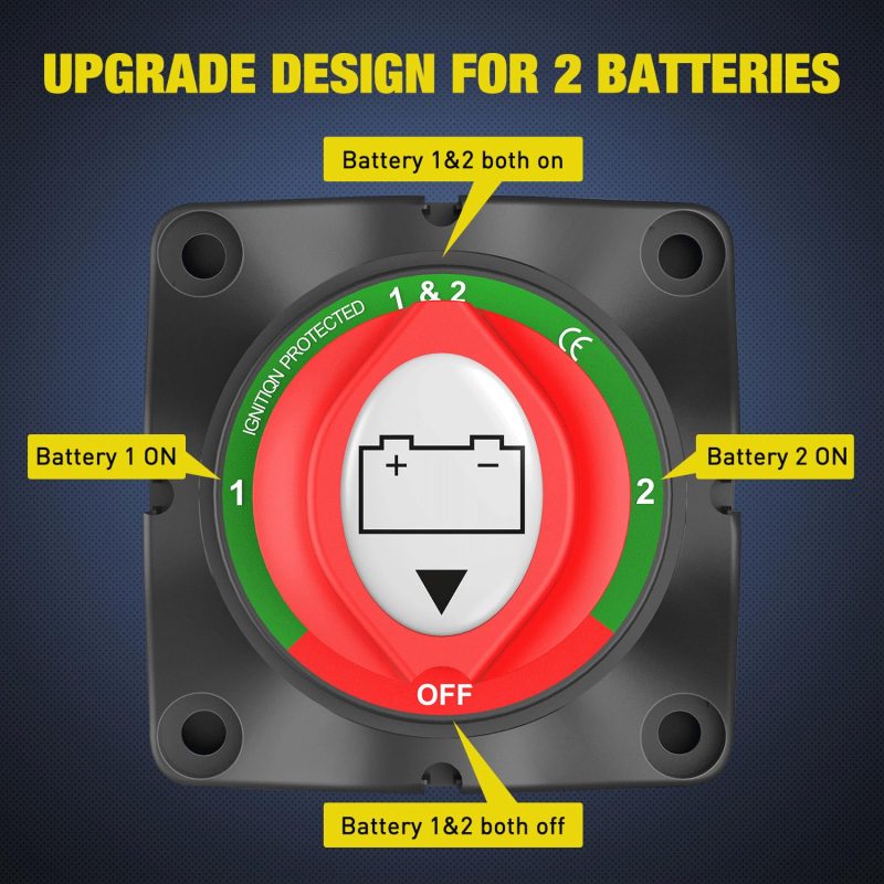 Nilight 1-2-Both-Off Battery Switch - Image 5