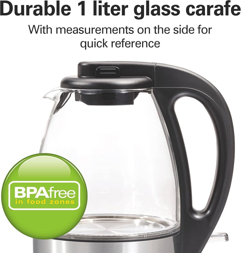 Hamilton Beach Glass Electric Tea Kettle - Image 3