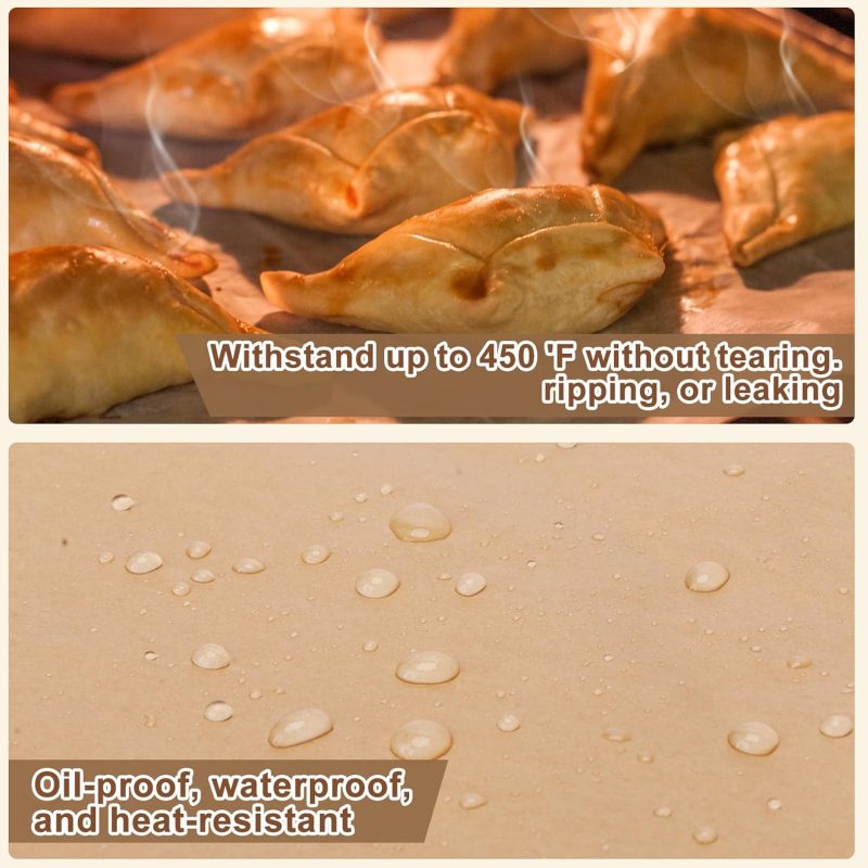 Hovico 130Pcs Parchment Paper Baking Sheets - Image 4