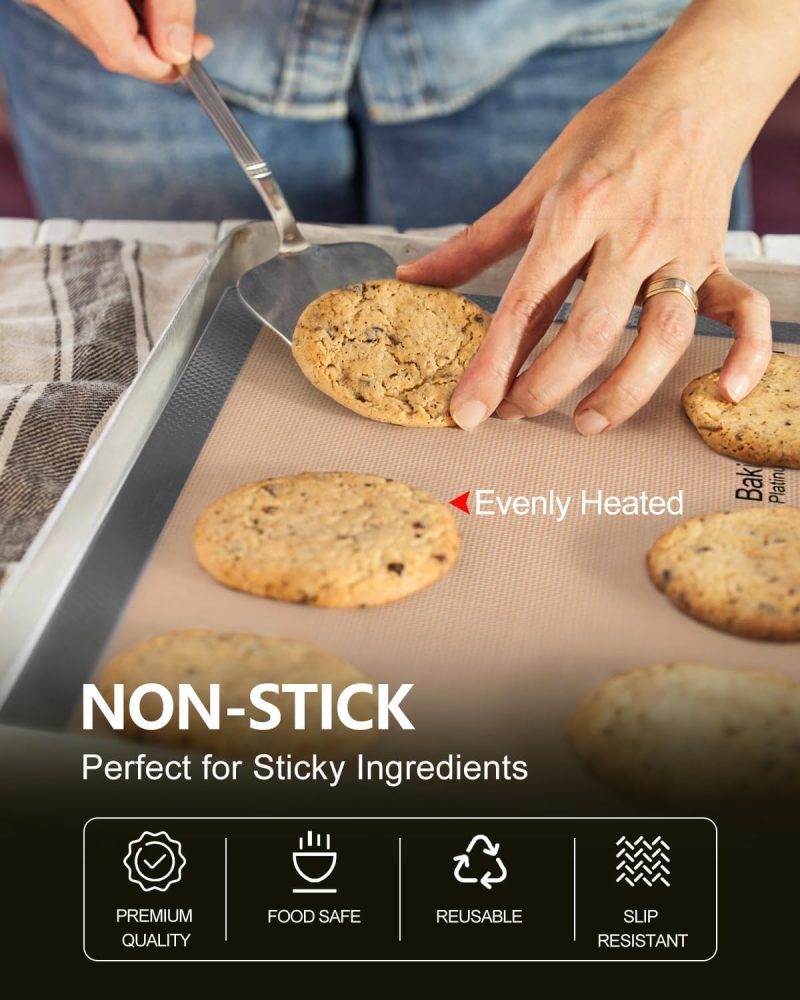 Silicone Baking Mat - Best Platinum Silicone - Sopito Non-Stick Reusable - Image 4