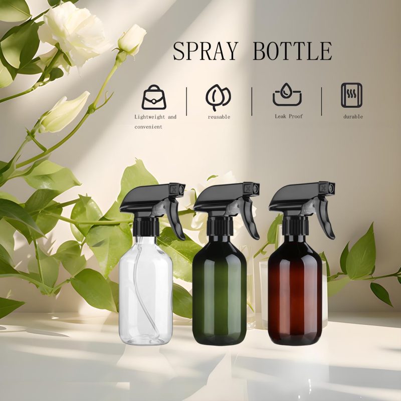 2 Pack Leakproof Spray Bottles 300Ml - Adjustable Nozzle (Mist/Jet) - Image 2