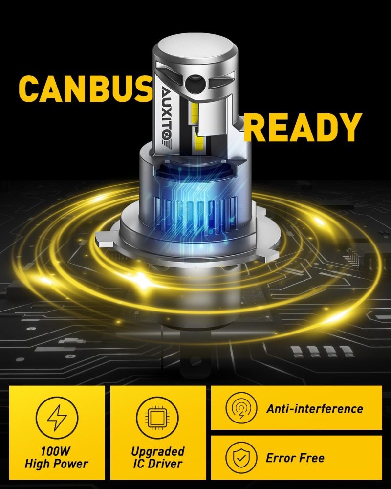 Auxito New Upgraded H4 Bulbs - Image 5