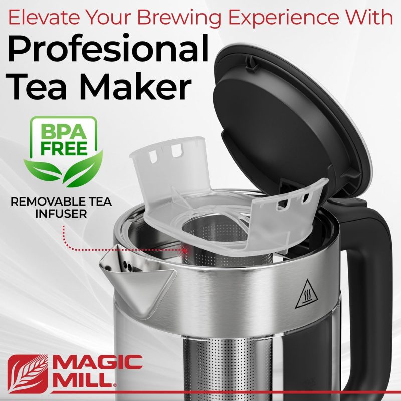 Magic Mill Pro Electric Kettle With Tea Infuser And Temperature Control - Keep Warm Function - Image 4