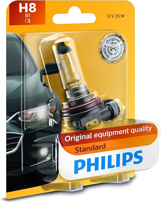 Philips 12360B1 H8 Standard Halogen Replacement Headlight Bulb