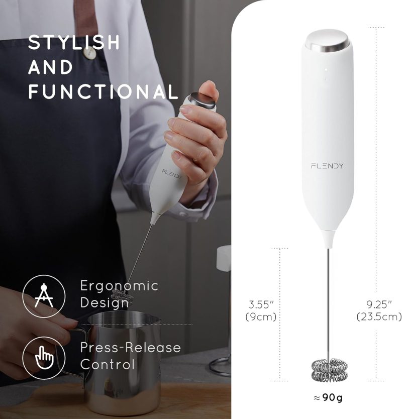 Rechargeable Milk Frother Handheld - Image 3