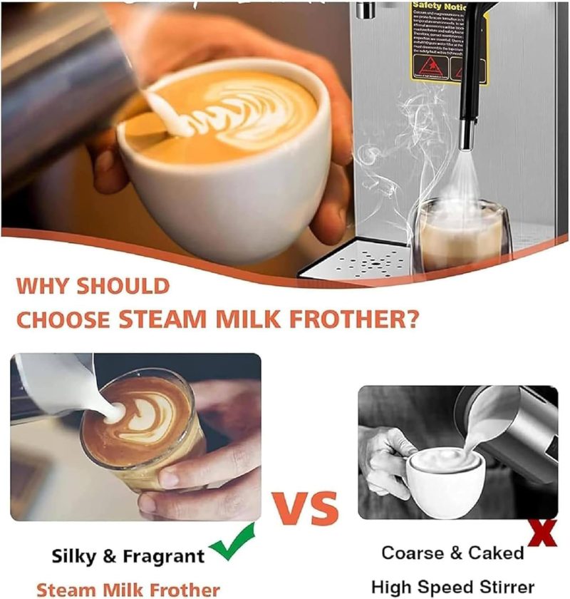 1450W Electric Steam Foam Maker - Image 2