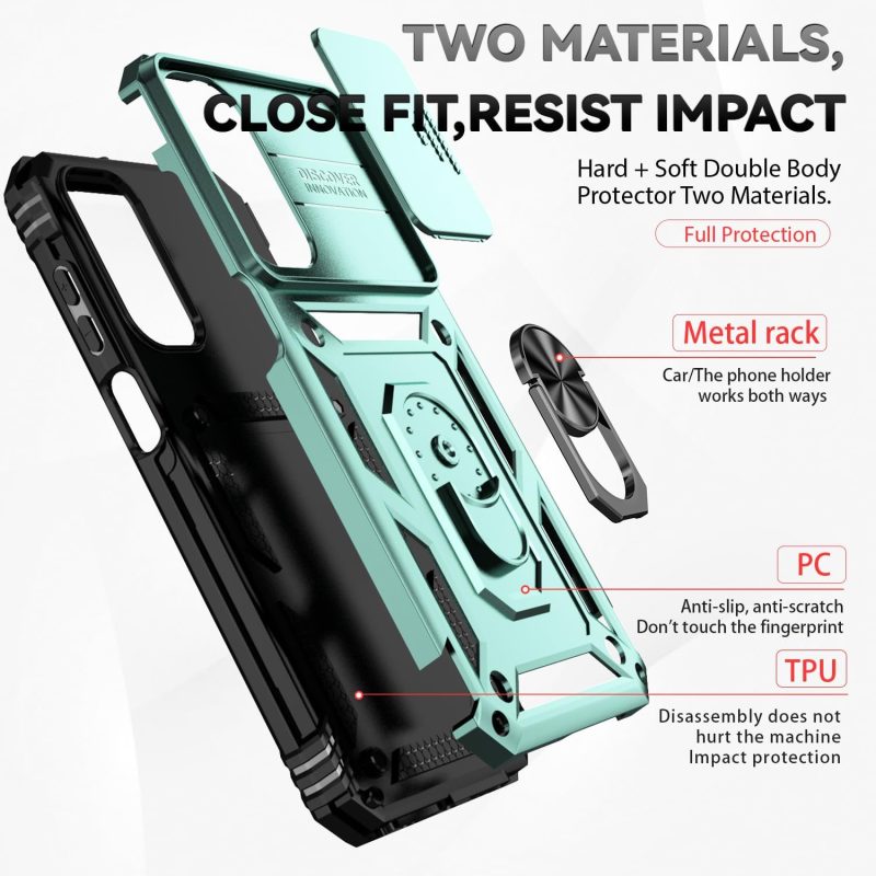 A15 Hybrid Protective Case for Galaxy A15 5G - Green - Image 4