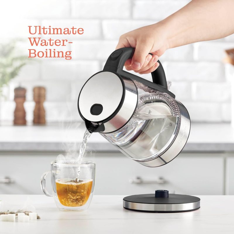 Speed-Boil Electric Kettle For Coffee & Tea - 1.7L Water Boiler 1500W - Image 3