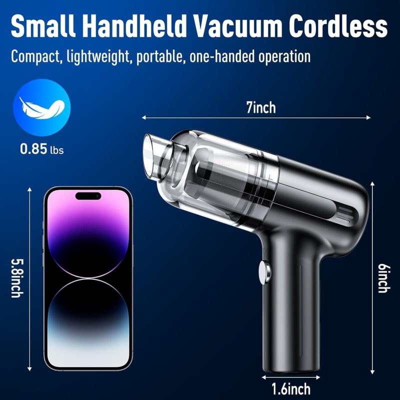 Handheld Car Vacuum Cleaner Cordless - Image 5