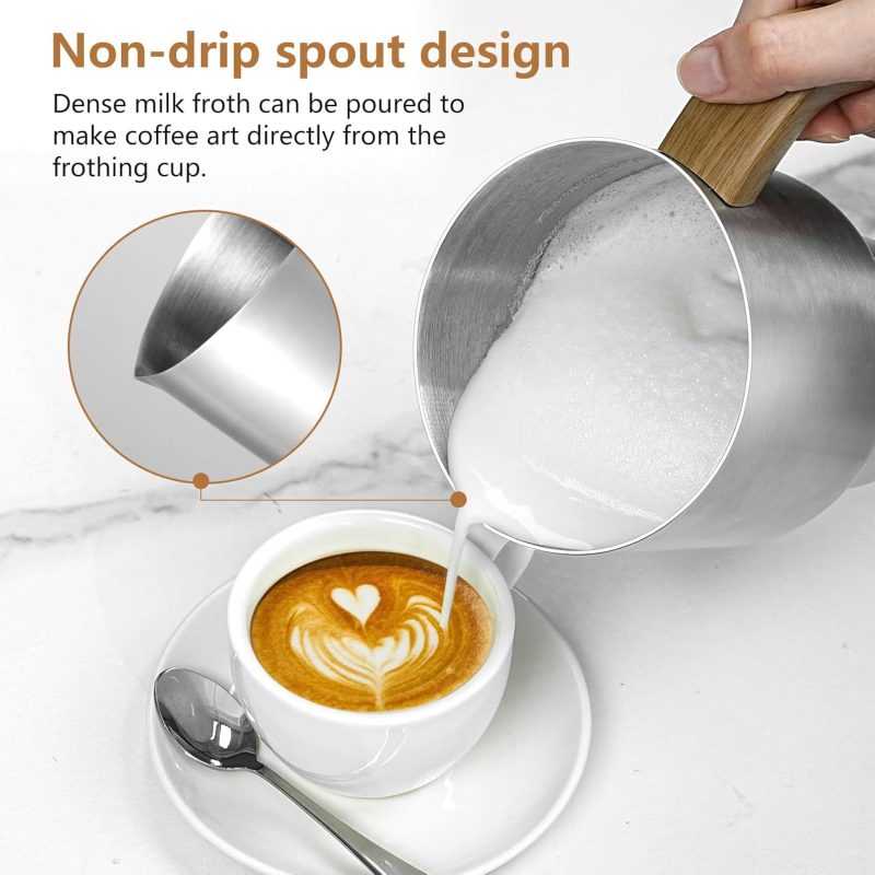 Amzchef 8-In-1 Milk Frother And Steamer 550 Watts - Image 2