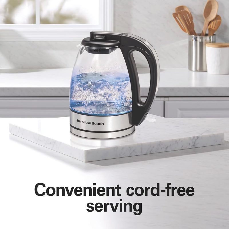 Hamilton Beach Glass Electric Tea Kettle - Image 6