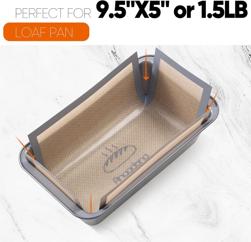 Silicone Bread Loaf Pan Liners - Image 2
