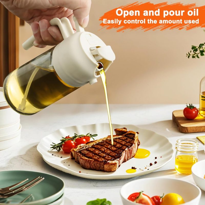 2 In 1 Glass Oil Sprayer & Dispenser - Image 5