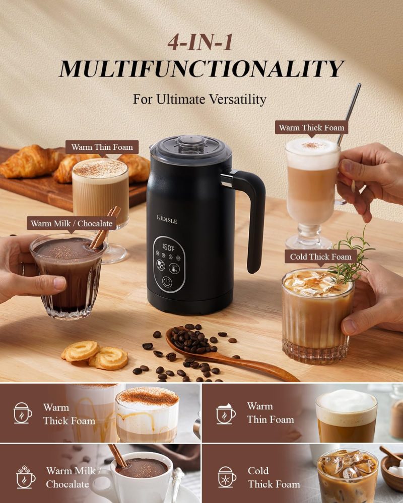 Milk Frother And Steamer 4 In 1 - Image 2