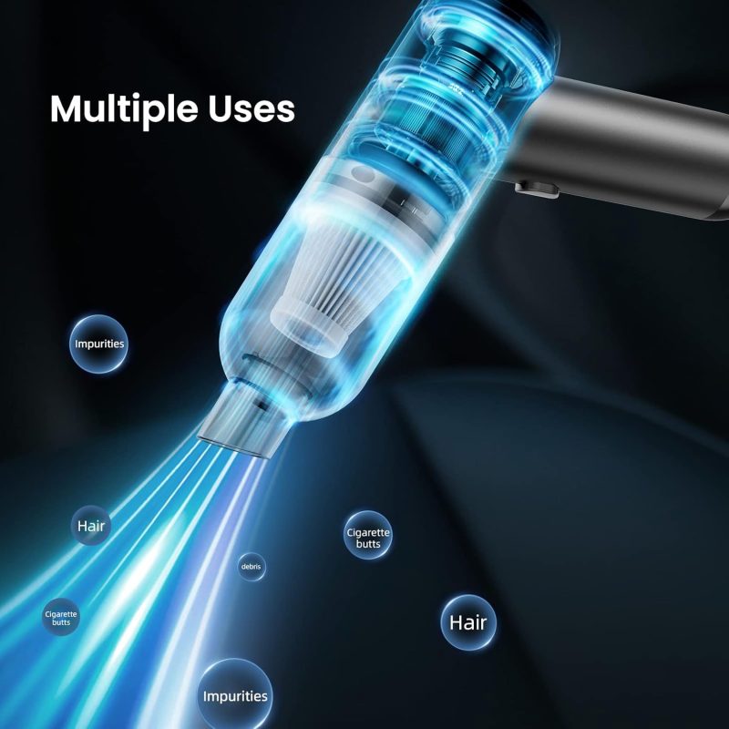Portable Handheld Car Cordless Vacuum Cleaner With Powerful Suction - Image 3