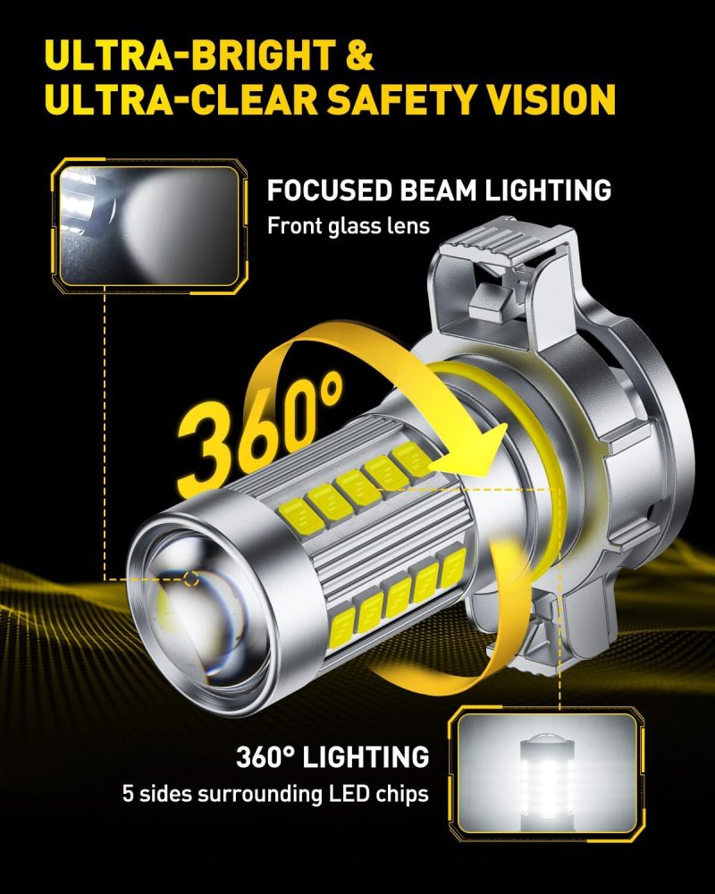 Auxito 5202 Led Fog Light Bulbs Or Drl - Image 4