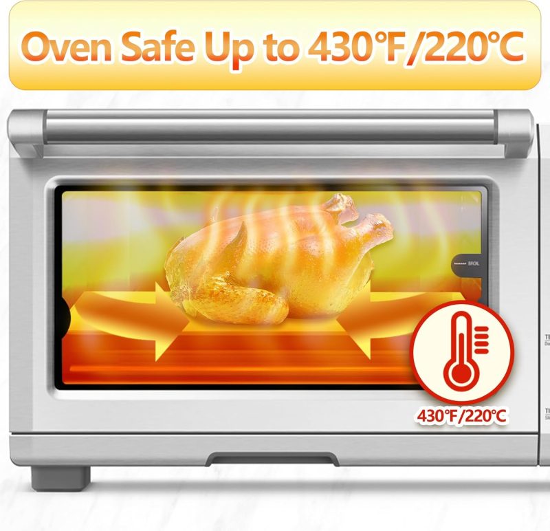 Air Fryer Liners Disposable Compatible With The Breville Smart Oven Air Fryer Pro Bov900Bss - Image 6