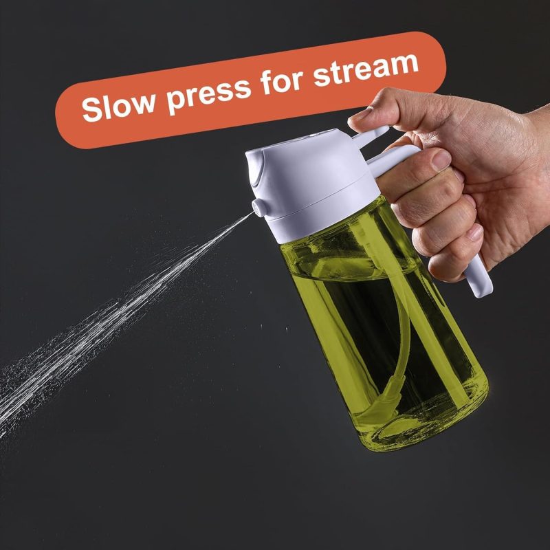 Cxinyi - 16Oz/470Ml Olive Oil Dispenser For Kitchen With Stickers - 2 In 1 Olive Oil Sprayer For Cooking - Image 5