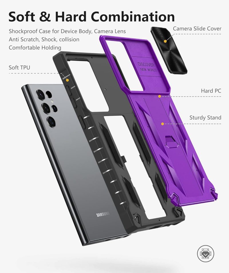 S23 Hybrid Protective Case for Galaxy S23 Ultra - Image 5