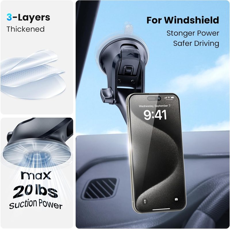 Apps2Car Magnetic Phone Mount For Car - Image 2