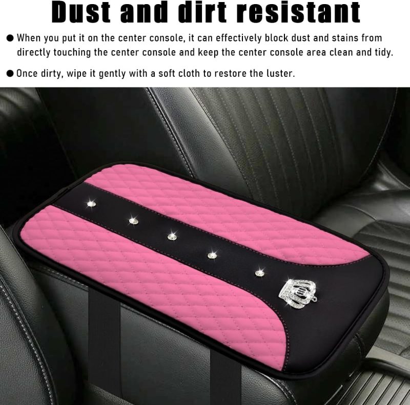 Bling Crown Car Center Console Mats - Image 6