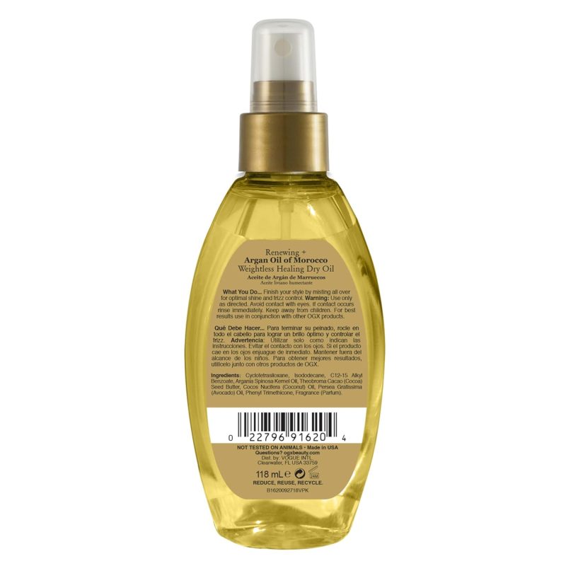 Ogx Renewing + Argan Oil Of Morocco Weightless Healing Dry Oil Spray - Image 5
