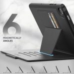 SEYMAC stock Case for Samsung Galaxy Tab A9+ Plus 11'' Auto Sleep/Wake Case with Magnetic Multi-Angles Stand Card Slot for Galaxy Tab A9+/ A9 Plus 11'' SM-X210/X216/X218 (Black) - Black - Image 2