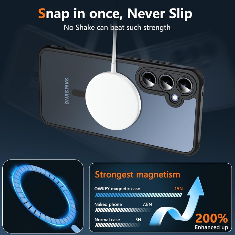 OWKEY Hybrid Protective Case for Galaxy A15 5G - Image 4