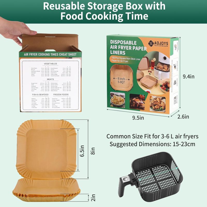 Air Fryer Liners Disposable Paper - Image 6
