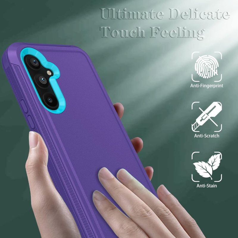 A54 Phone Case for Galaxy A54 5G - Purple SkyBlue - Image 3