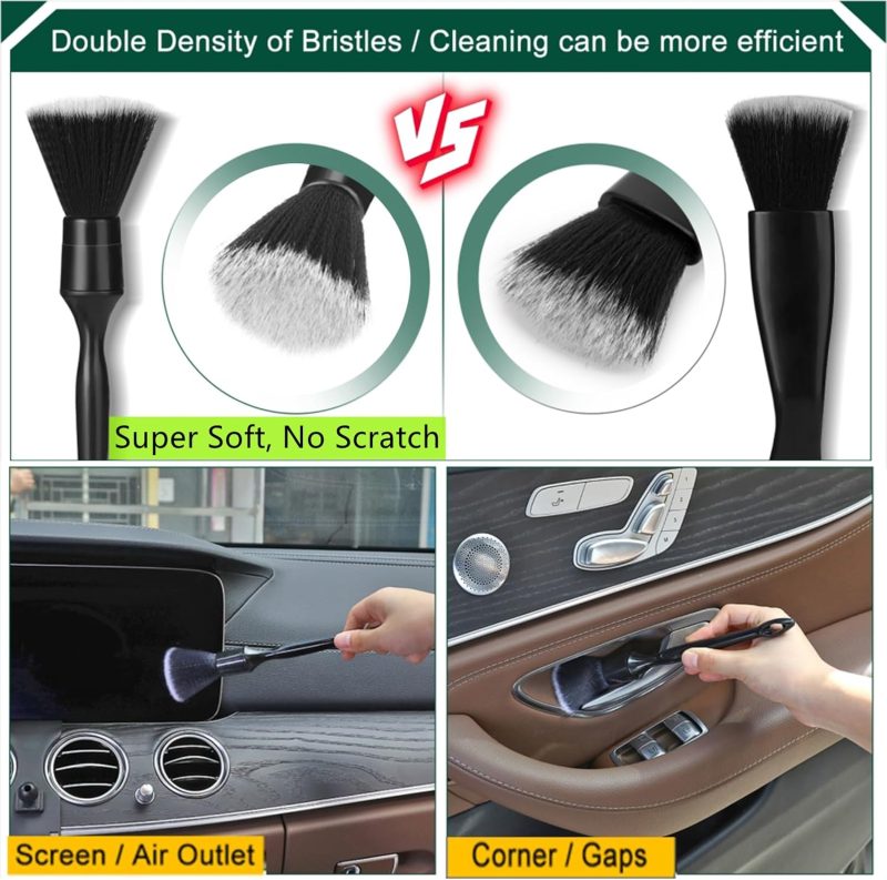 Car Interior Duster Detail Brush Cleaning Gel Kit - Image 4