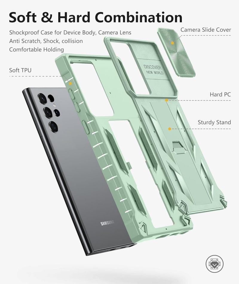 S22 Hybrid Protective Case for Galaxy S22 Ultra - Image 4