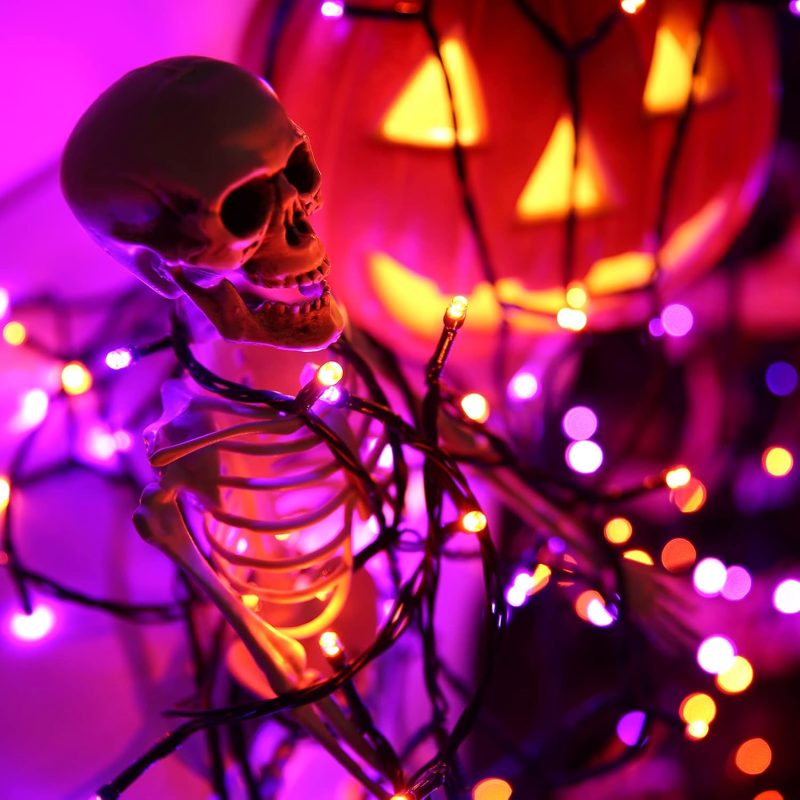 Lyhope Orange & Purple Halloween Lights - Image 6