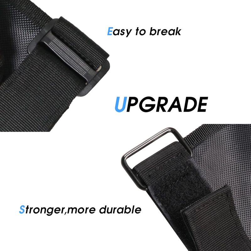 Handles Grab Roll Bar Grab Handles Grip Handle For Jeep Wrangler Accessories Tj Jk Jl Gladiator Jt Utv Atv - Upgrade Metal Buckle - Image 3