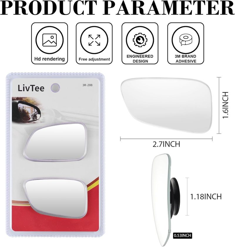 Livtee Blind Spot Car Mirror - Image 4