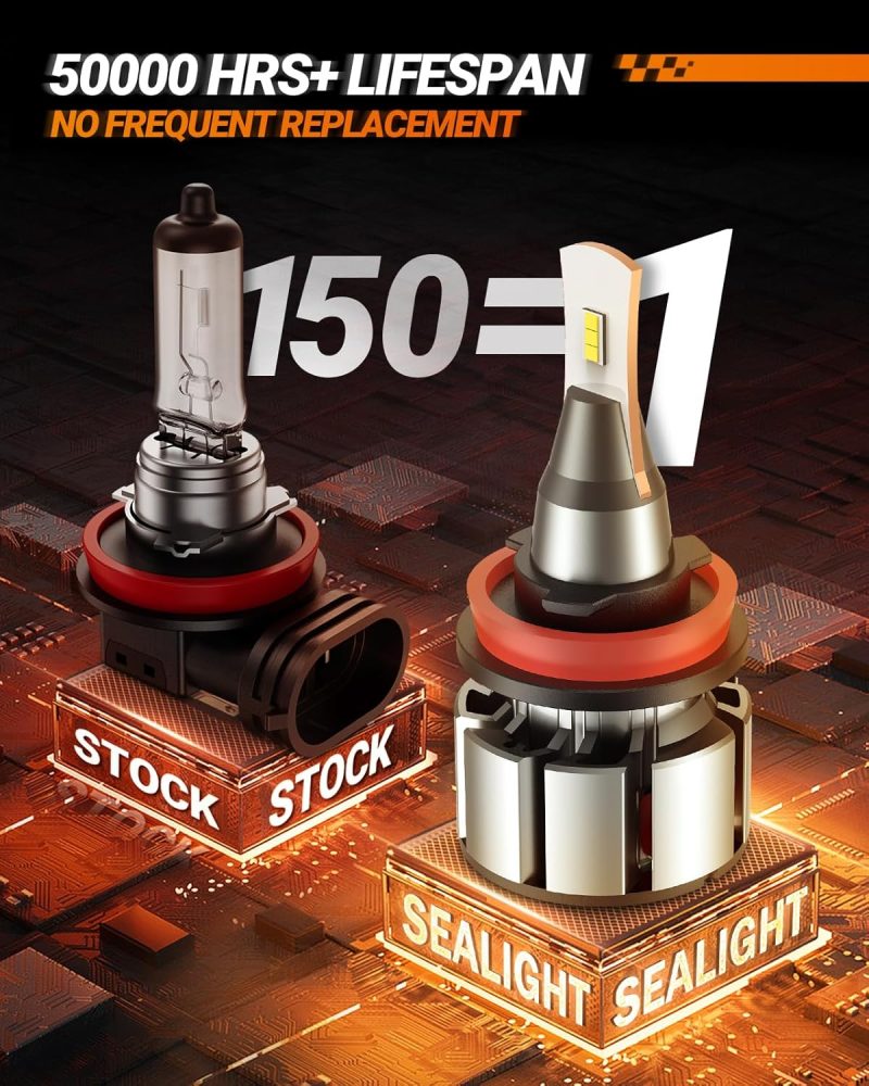 Sealight 9005 H11 Bulbs Combo - Image 6