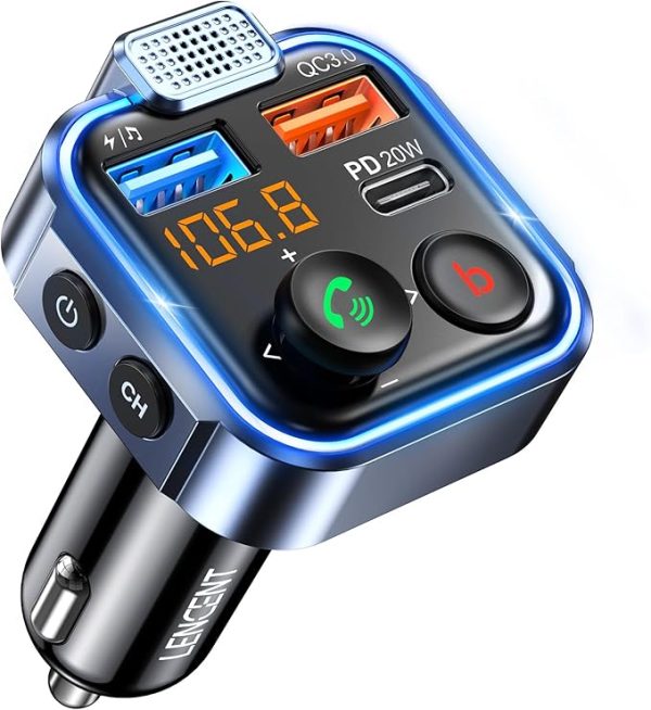 Lencent Fm Transmitter In-Car Adapter