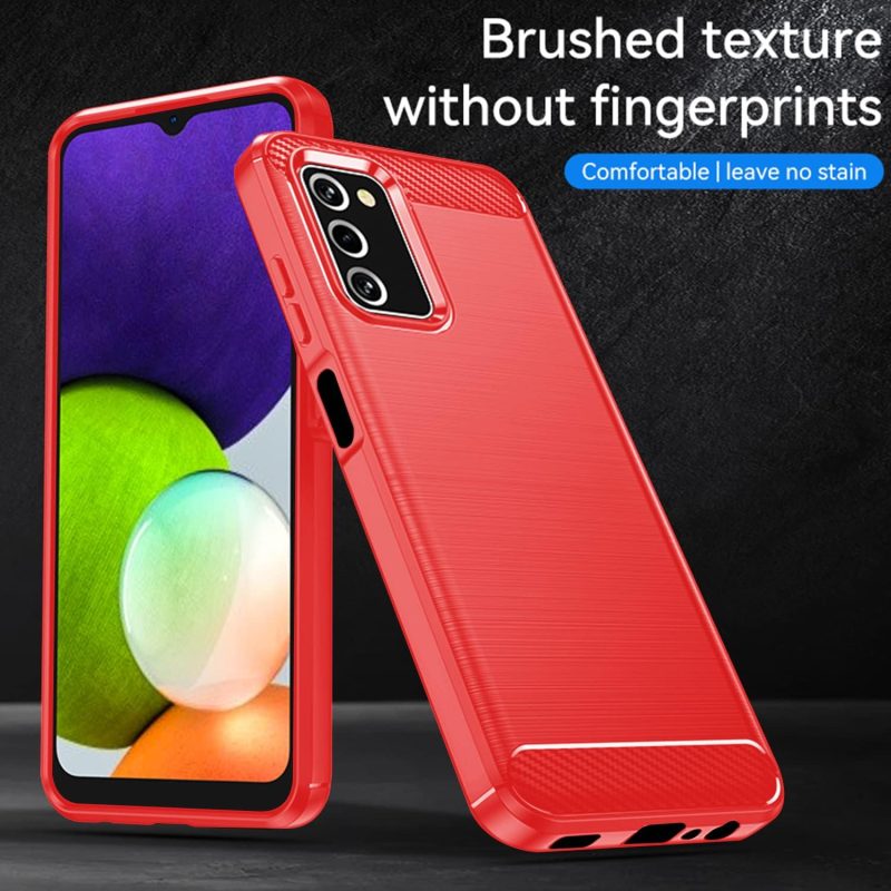 A03S Hybrid Protective Case for Galaxy A03 - Red - Image 6