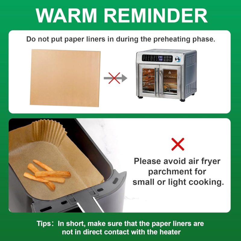 Parchment Paper Air Fryer Liners Disposable For Emeril Lagasse Air Fryer - Image 2